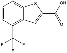 4-(Trifluoromethyl)-1-benzothiophene-2-carboxylic acid 500mg
