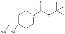 tert-Butyl 4-(aminomethyl)-4-hydroxytetrahydro-1(2H)-pyridinecarboxylate 500mg