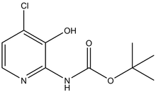 tert-Butyl 4-chloro-3-hydroxypyridin-2-ylcarbamate 500mg