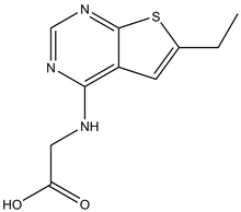 (6-Ethyl-thieno[2,3-d]pyrimidin-4-ylamino)-acetic acid 500mg