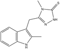 4-Methyl-5-(2-methyl-1H-indol-3-ylmethyl)-2,4-dihydro-[1,2,4]triazole-3-thione 500mg