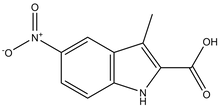 3-Methyl-5-nitro-1H-indole-2-carboxylic acid 500mg