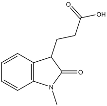 3-(1-Methyl-2-oxo-2,3-dihydro-1H-indol-3-yl)-propionic acid 500mg
