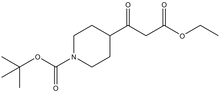 tert-Butyl 4-(3-ethoxy-3-oxopropanoyl)tetrahydro-1(2H)-pyridinecarboxylate, 500mg