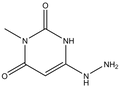 6-Hydrazino-3-methylpyrimidine-2,4(1H,3H)-dione 500mg
