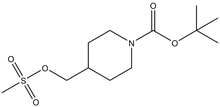 tert-Butyl 4-{[(methylsulfonyl)oxy]-methyl}tetrahydro-1(2H)-pyridinecarboxylate, 500mg