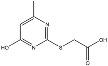 [(4-Hydroxy-6-methylpyrimidin-2-yl)sulfanyl]acetic acid 500mg