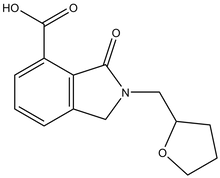 3-Oxo-2-(tetrahydro-furan-2-ylmethyl)-2,3-dihydro-1H-isoindole-4-carboxylic acid, 500mg