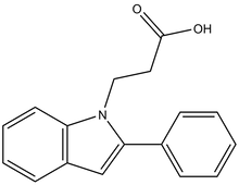 3-(2-Phenyl-indol-1-yl)-propionic acid, 500mg