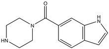 6-[(Piperazin-1-yl)carbonyl]-1H-indole 500mg