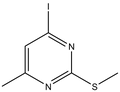 4-Iodo-6-methyl-2-methylthio-pyrimidine, 500mg