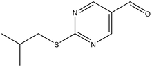 2-Isobutylsulfanyl-pyrimidine-5-carbaldehyde 500mg