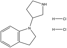 1-(3-Pyrrolidinyl)indoline dihydrochloride, 500mg