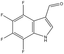 4,5,6,7-Tetrafluoroindole-3-carboxaldehyde, 500mg