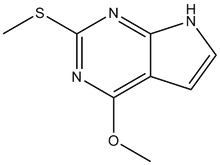 4-Methoxy-2-methylsulfanyl-7H-pyrrolo(2,3-d)pyrimidine 1g