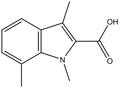 1,3,7-Trimethyl-1H-indole-2-carboxylic acid, 500mg
