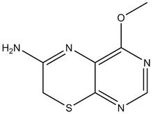 4-Methoxy-7H-pyrimido[4,5-b][1,4]thiazin-6-amine 500mg