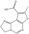 8-Methyl-2,3-dihydrofuro[3,2-e]imidazo-[1,2-c]pyrimidine-9-carboxylic acid, 500mg