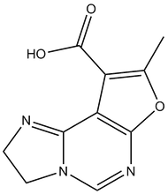 8-Methyl-2,3-dihydrofuro[3,2-e]imidazo-[1,2-c]pyrimidine-9-carboxylic acid, 500mg