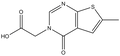 (6-Methyl-4-oxo-4H-thieno[2,3-d]pyrimidin-3-yl)-acetic acid 500mg