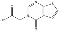 (6-Methyl-4-oxo-4H-thieno[2,3-d]pyrimidin-3-yl)-acetic acid 500mg