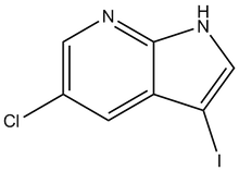 5-Chloro-3-iodo-1H-pyrrolo[2,3-b]pyridine 250mg