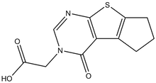 (4-Oxo-6,7-dihydro-4H,5H-cyclopenta[4,5]thieno-[2,3-d]pyrimidin-3-yl)-acetic acid