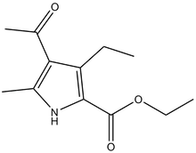 Ethyl 4-acetyl-3-ethyl-5-methyl-1H-pyrrole-2-carboxylate 