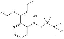 2-(1,1-Diethoxymethyl)pyridine-3-boronic acid pinacol ester 