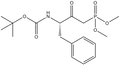 Dimethyl((3S)-4-phenyl-3-(Boc-amino)-2-oxobutyl)phosphonate 