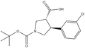 Boc-()-trans-4-(3-chlorophenyl)pyrrolidine-3-carboxylic acid 