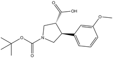 Boc-()-trans-4-(3-methoxyphenyl)pyrrolidine-3-carboxylic acid 