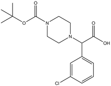 2-(4-Boc-piperazinyl)-2-(3-chlorophenyl)acetic acid