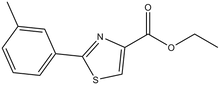 2-m-Tolyl-thiazole-4-carboxylic acid ethyl ester 