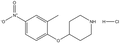 4-(2'-Methyl-4'-nitrophenoxy) piperidine hydrochloride 