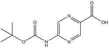 5-Boc-Amino-pyrazine-2-carboxylic acid 