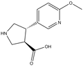 ()-trans-4-(6-Methoxy-3-pyridinyl)pyrrolidine-3-carboxylic acid 