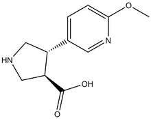 ()-trans-4-(6-Methoxy-3-pyridinyl)pyrrolidine-3-carboxylic acid 