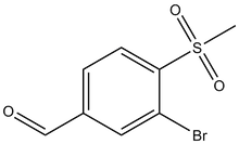 3-Bromo-4-(methylsulfonyl)benzaldehyde 