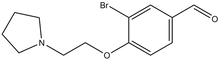 3-Bromo-4-(2-pyrrolidinoethoxy)benzaldehyde 