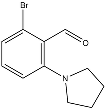 2-Bromo-6-(pyrrolidin-1-yl)benzaldehyde 