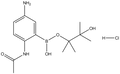 2-Acetamido-5-aminophenylboronic acid pinacol ester HCl 