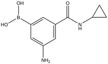 3-Amino-5-(cyclopropylcarbamoyl)phenylboronic acid 