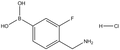 4-(Aminomethyl)-3-fluorophenylboronic acid HCl 