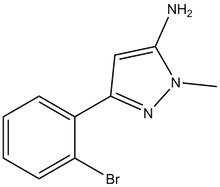 3-Amino-5-(2-bromophenyl)-2-methylpyrazole 