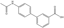 4'-Acetamidobiphenyl-3-carboxylic acid 