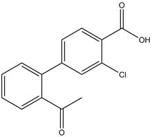 4-(2-Acetylphenyl)-2-chlorobenzoic acid 