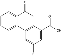3-(2-Acetylphenyl)-5-fluorobenzoic acid 