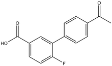 3-(4-Acetylphenyl)-4-fluorobenzoic acid 