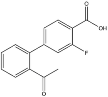 4-(2-Acetylphenyl)-2-fluorobenzoic acid